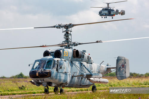 Плановые полёты вертолётов Балтийского флота