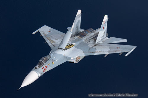 Истребитель Су-27 авиации ВМФ России. Фоторепортаж.
